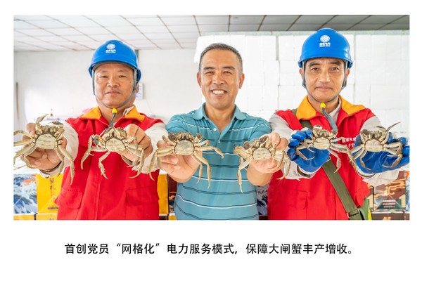 首创党员“网格化”电力服务模式，保障大闸蟹丰产增收。.jpg